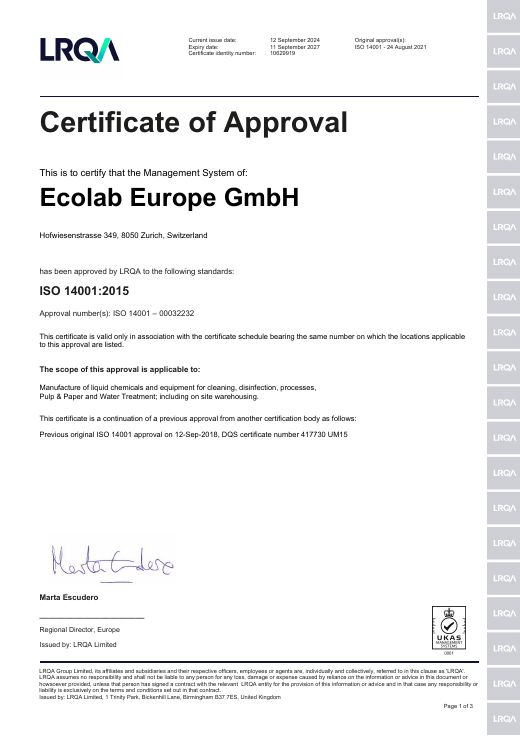 Preview: ISO 14001